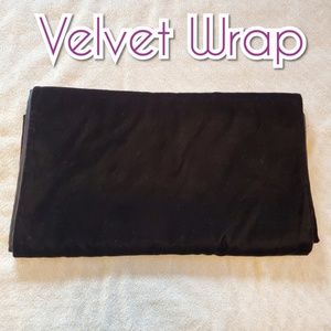 EUC Jessica McClintock velvet iridescent wrap